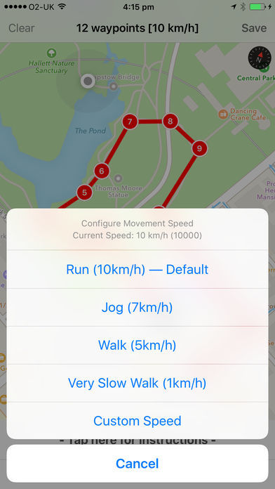 Screenshot of Spoofr — GPS & Location Simulator