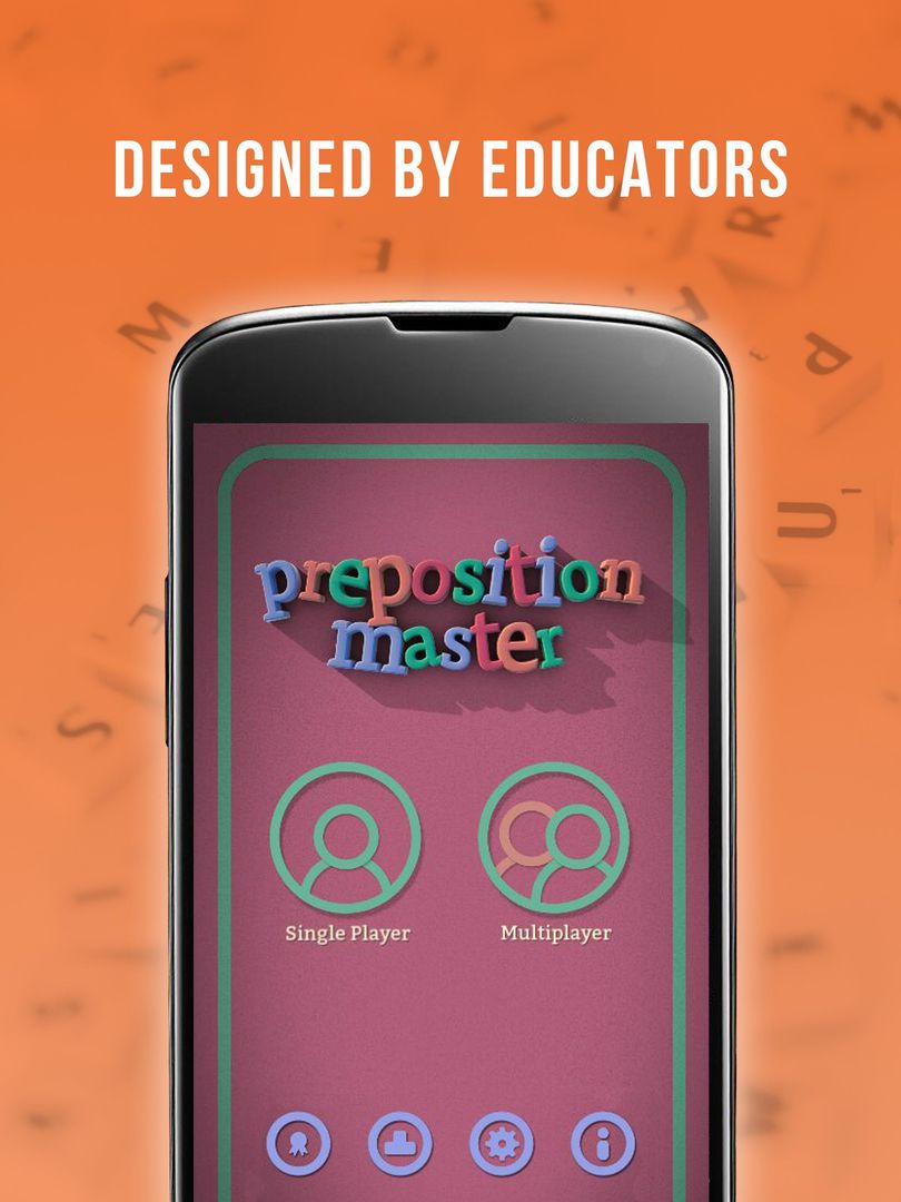 Screenshot of Learn English Preposition Game