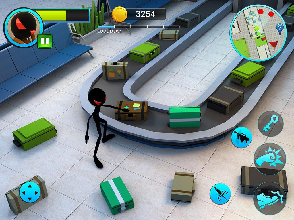 Super Shadow Airport Escape 3D Game Screenshot