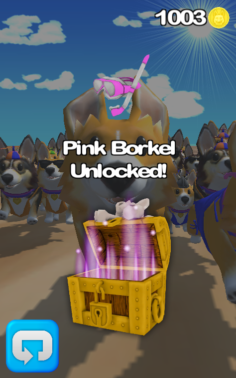 Скриншот игры Corgi Stampede