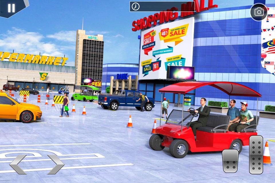 Taksi simulator mobil - game shopping mall mal screenshot game