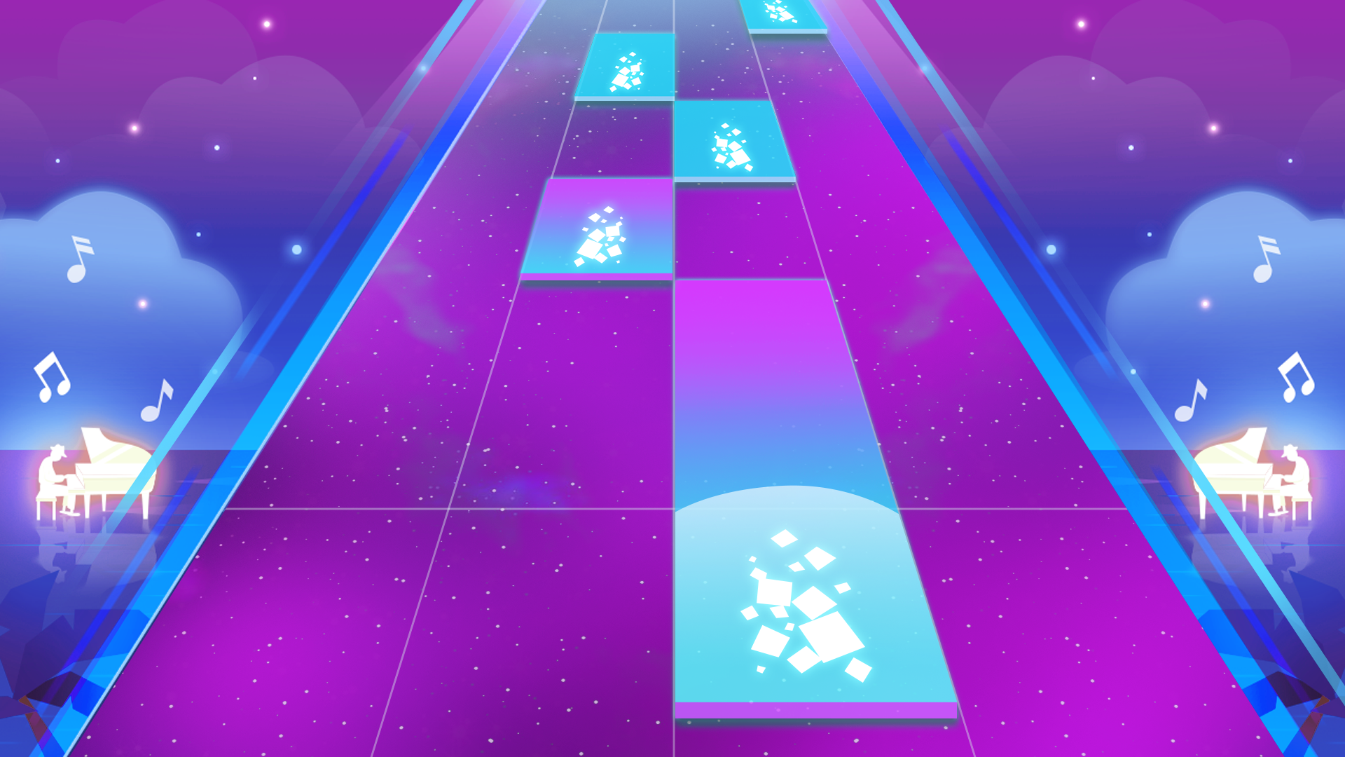 Pink Piano Tiles : Music Kpop Game Screenshot