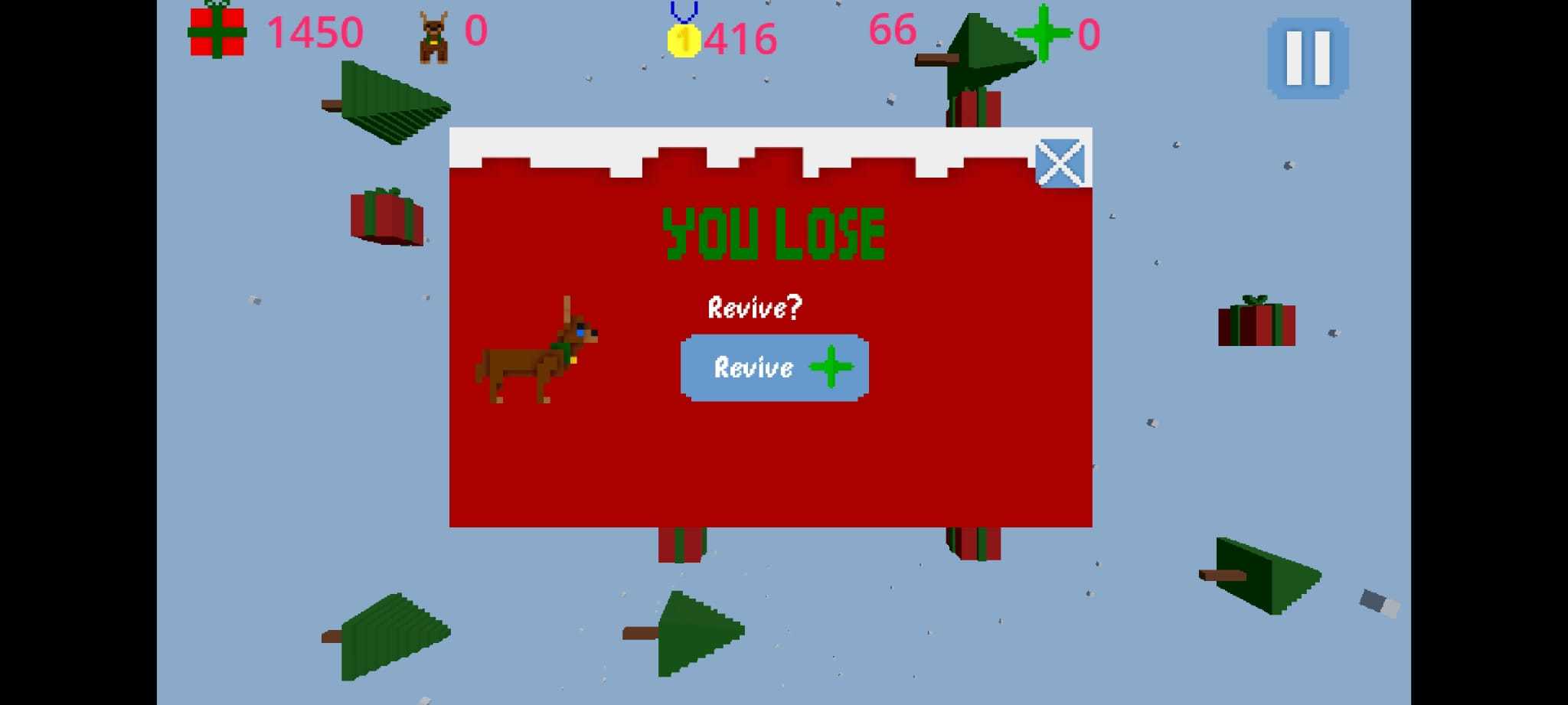 Скриншот игры Flying Deer : New Year