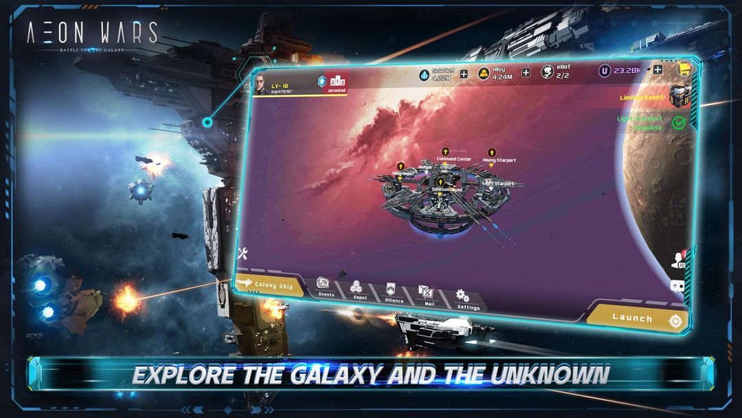Screenshot of Aeon Wars: Galactic Conquest