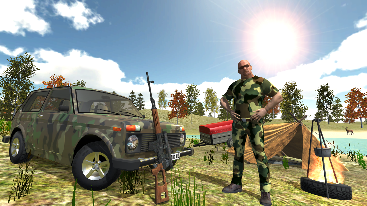 Captura de Tela do Jogo Hunting Simulator 4x4