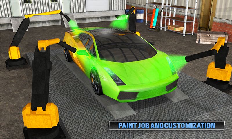 똑똑한 세차 서비스 주유소 차 페인트 상점 게임 스크린 샷