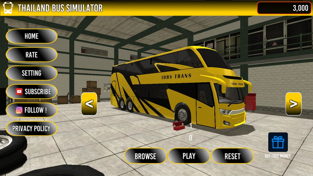 Thailand Bus Simulator 게임 스크린 샷