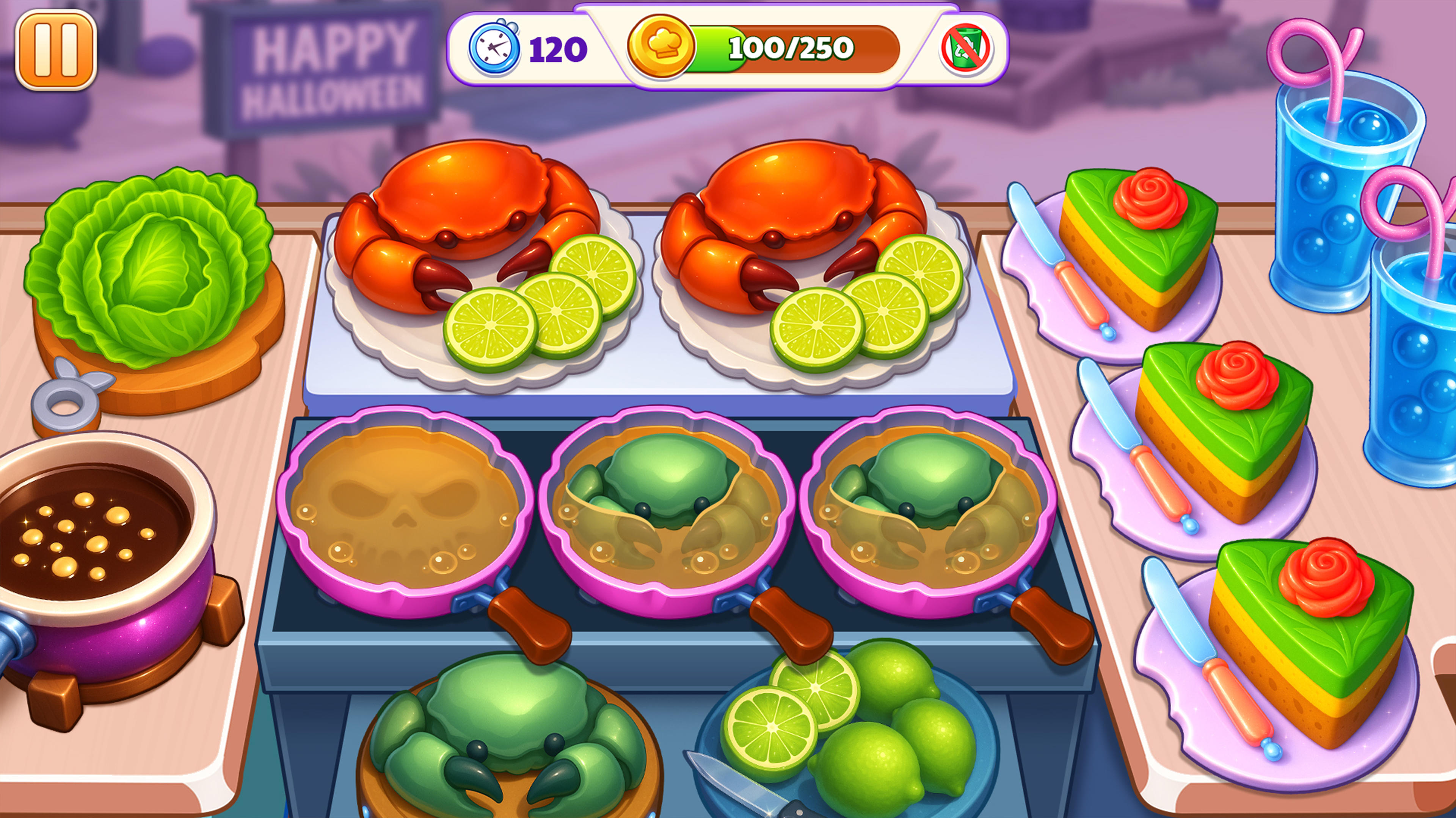 Halloween Madness Cooking Game Game Screenshot