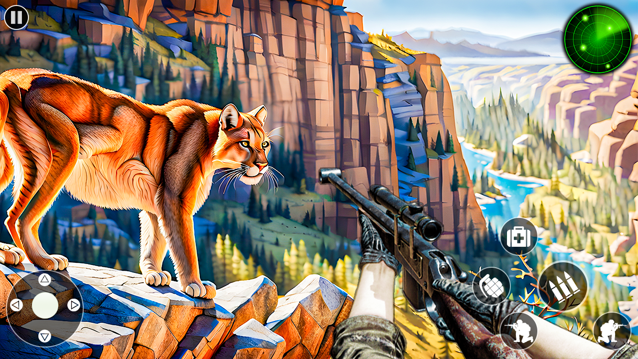 Wild Animal Shooting Games 3D Game Screenshot