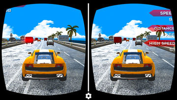 VR Highway Car Racer Pro ภาพหน้าจอเกม
