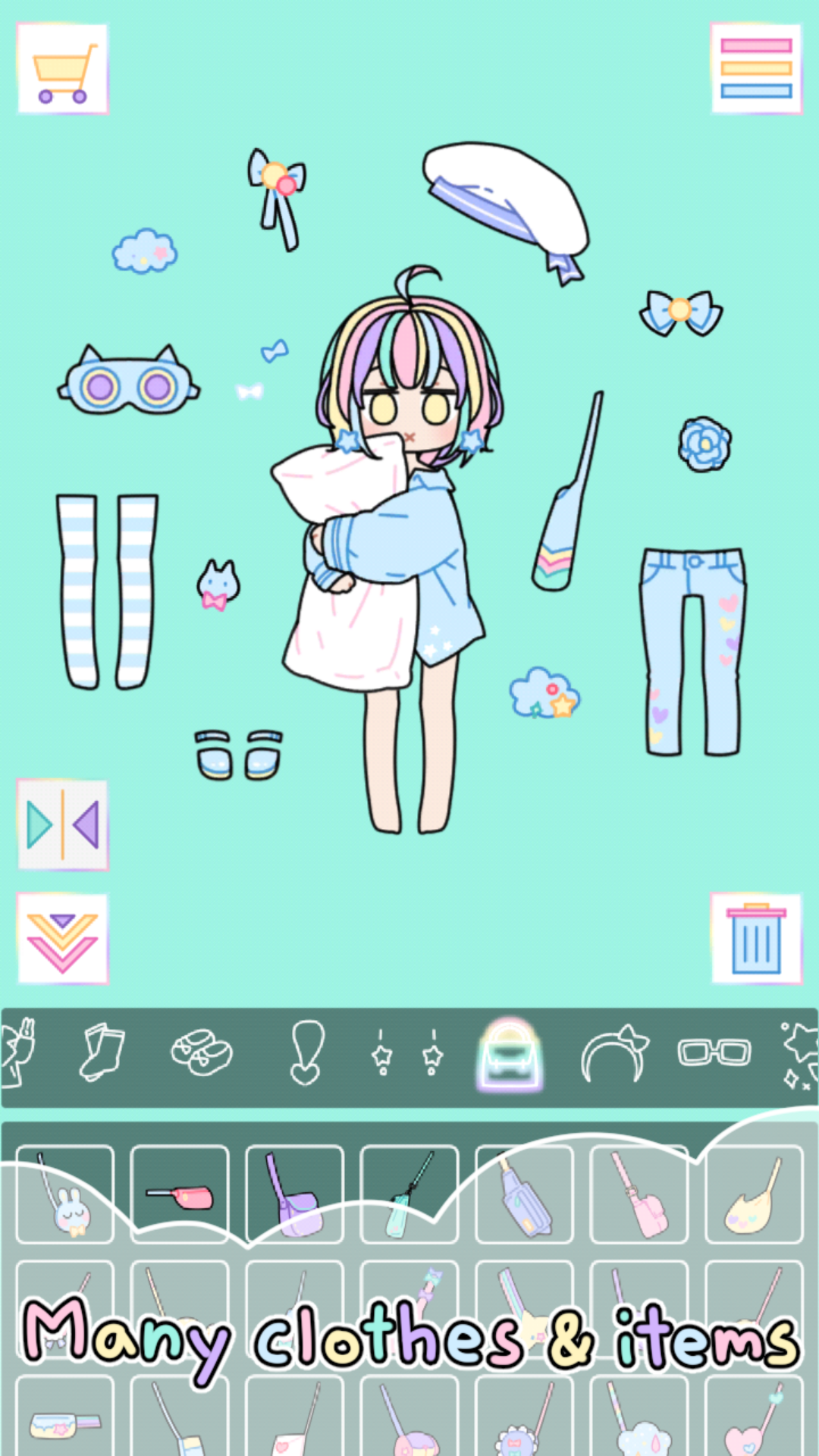 Pastel Girl : Dress Up Game Game Screenshot
