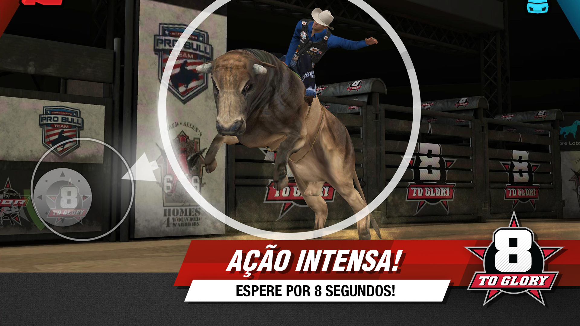 Captura de Tela do Jogo 8 to Glory é o Jogo Oficial de