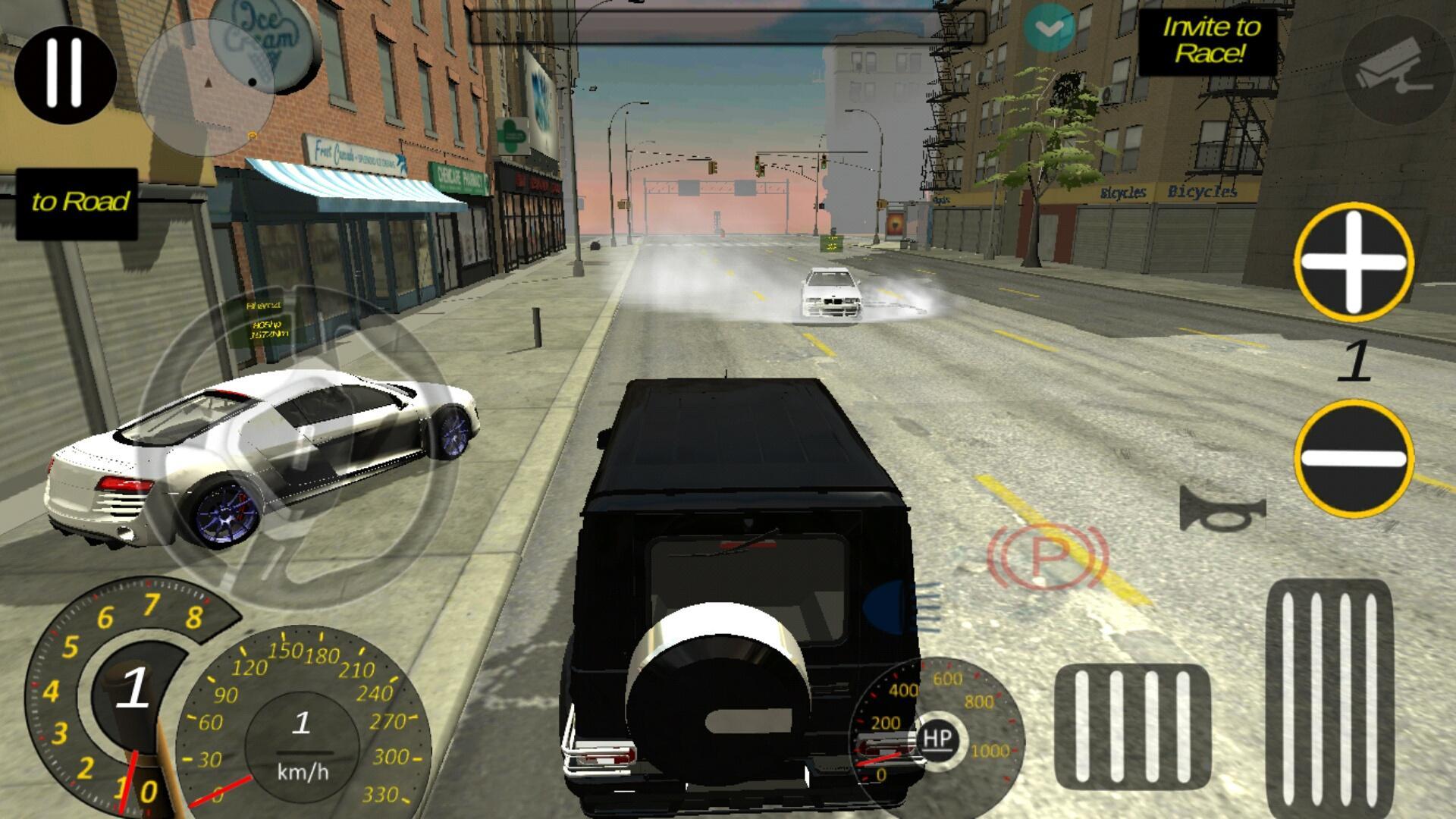 Drag Racing: Multiplayer Game Screenshot