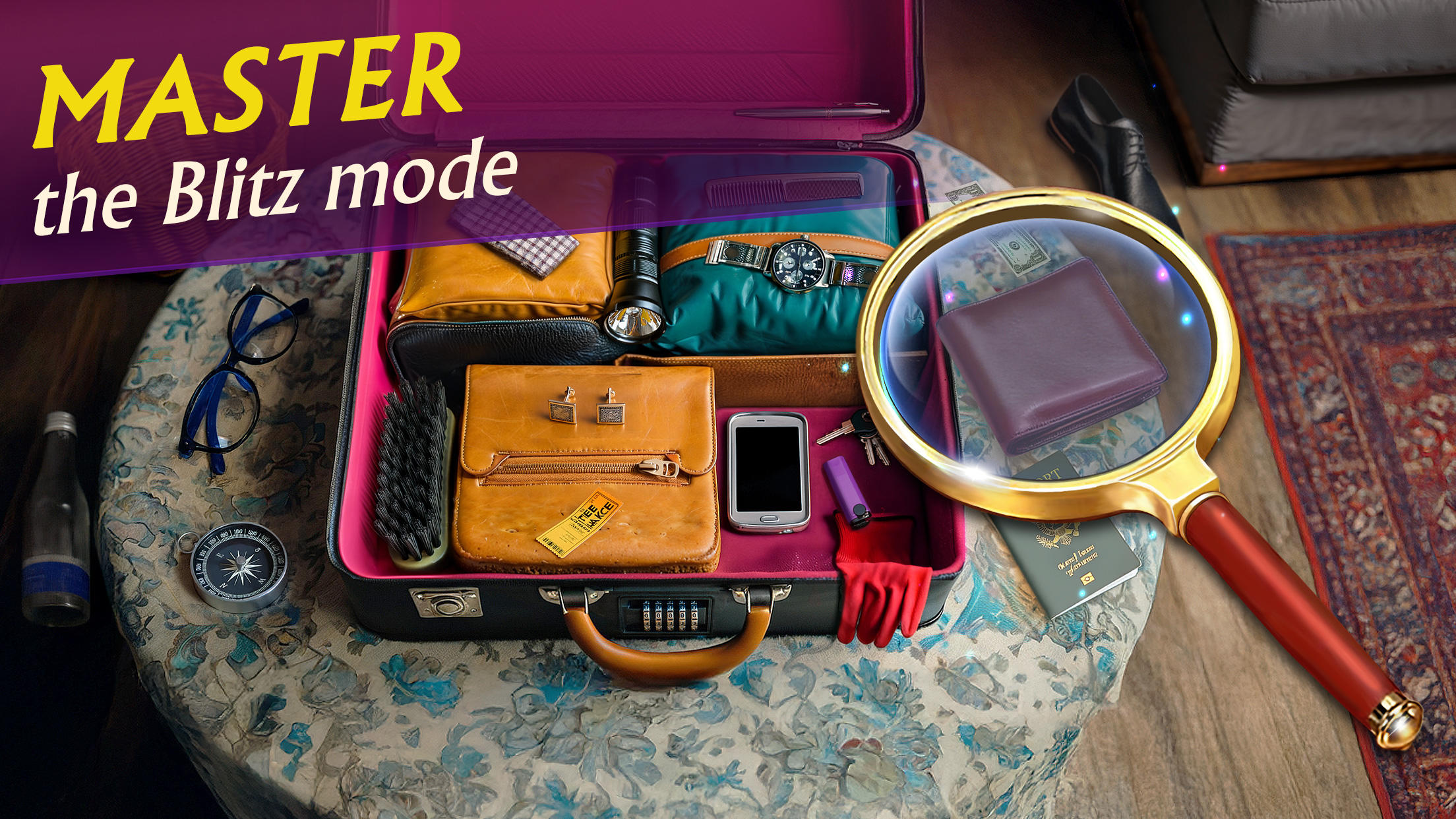 Hidden Objects Getaway Game Screenshot