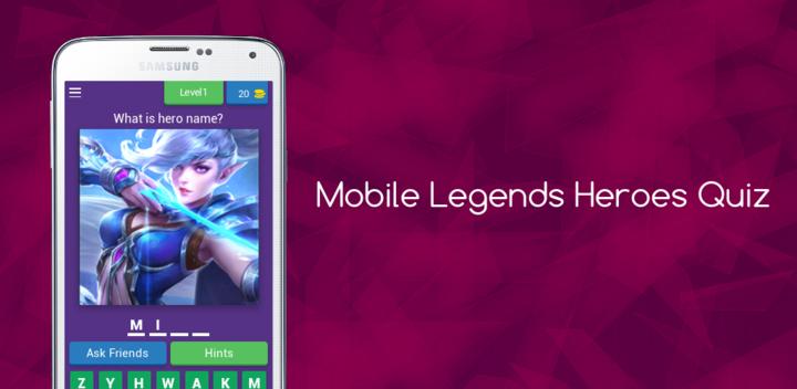 Banner of Mobile Legends Heroes Quiz 