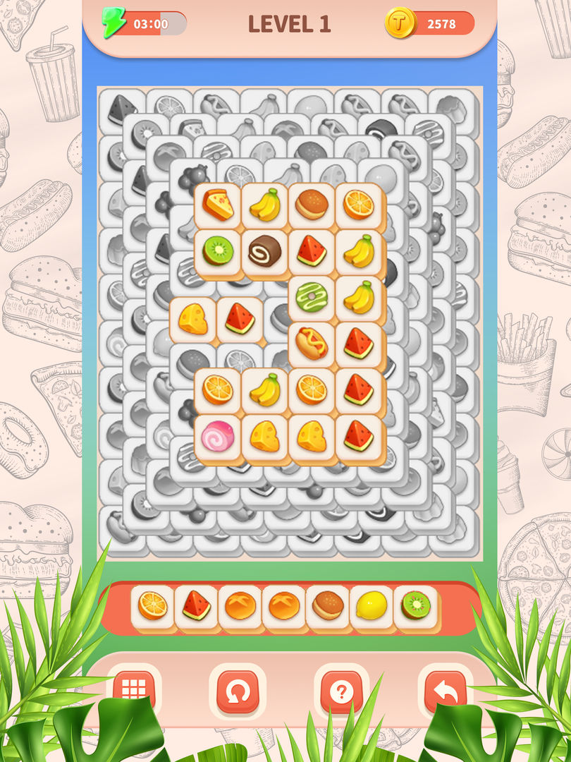 Tile Master:Food Crush screenshot game