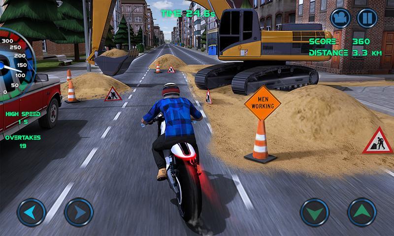 Screenshot of Moto Traffic Race