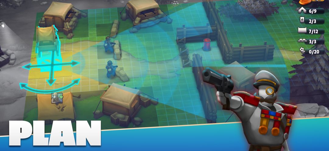 GUNS UP! Mobile War Strategy screenshot game