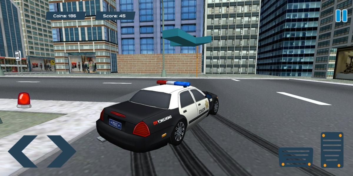 Screenshot 1 of Simulatore di deriva per auto della polizia 0.5