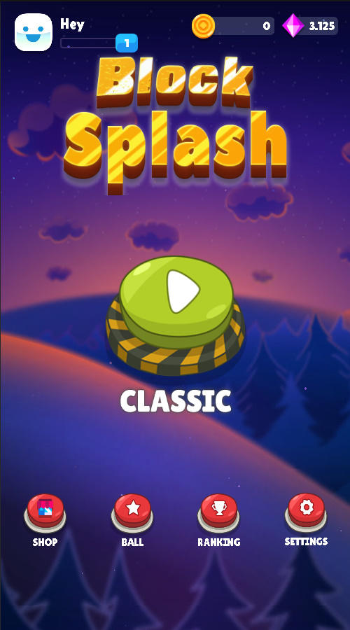 Cuplikan Layar Game Block Splash - Brick Breaker