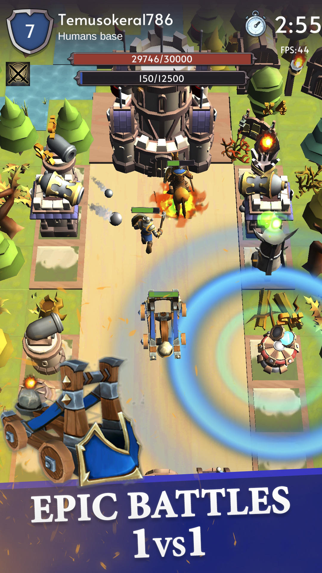 Screenshot 1 of Towers Age - Tower Defense PvP តាមអ៊ីនធឺណិត 1.2.6