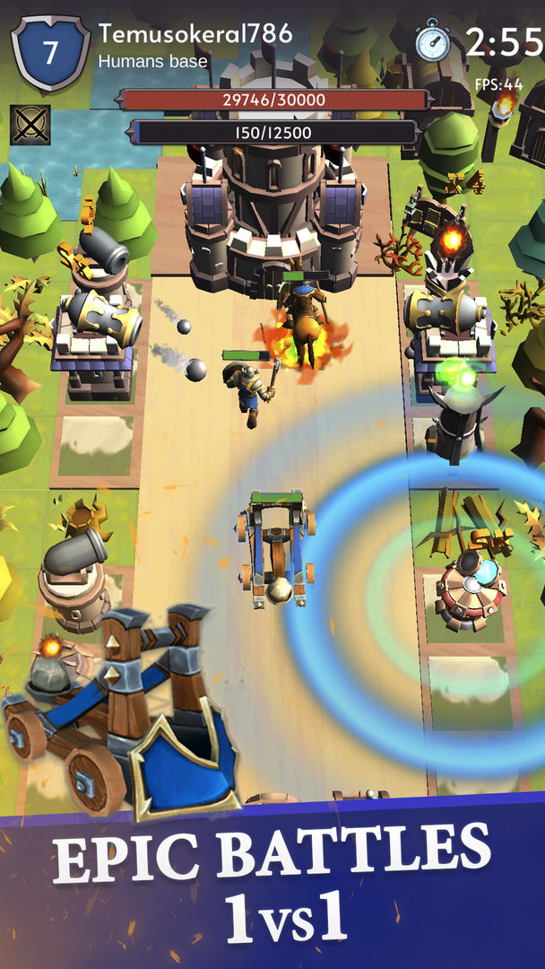 Towers Age - Tower defense PvP online ภาพหน้าจอเกม
