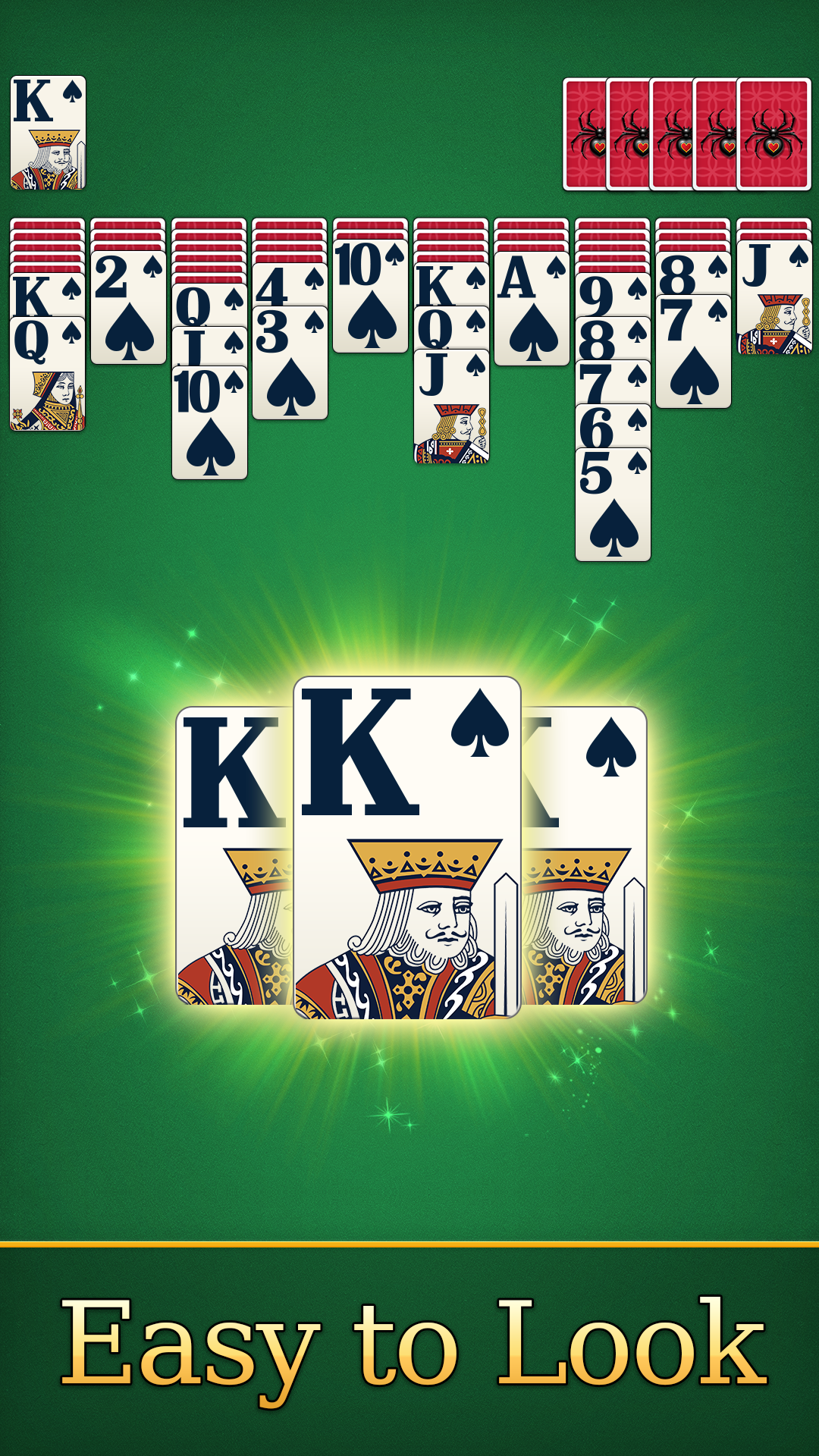 Spider Solitaire Card Games Game Screenshot