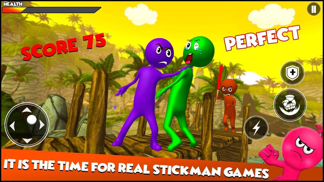Beast Fighting 2020: SuperHero Stickman Wrestling screenshot game