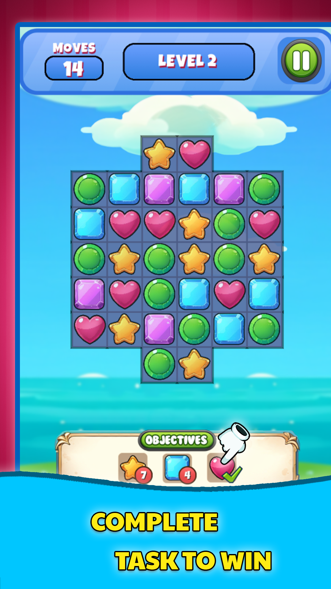 Ocean Merge Game Screenshot