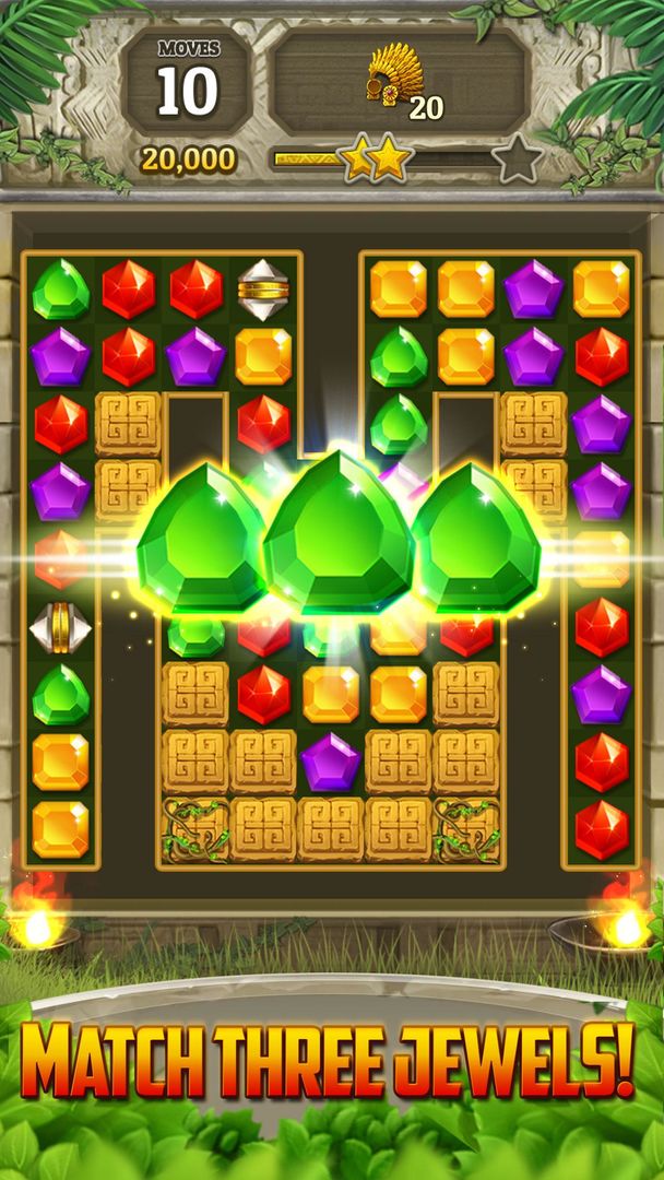 Secret Temple : Jewel Match ภาพหน้าจอเกม