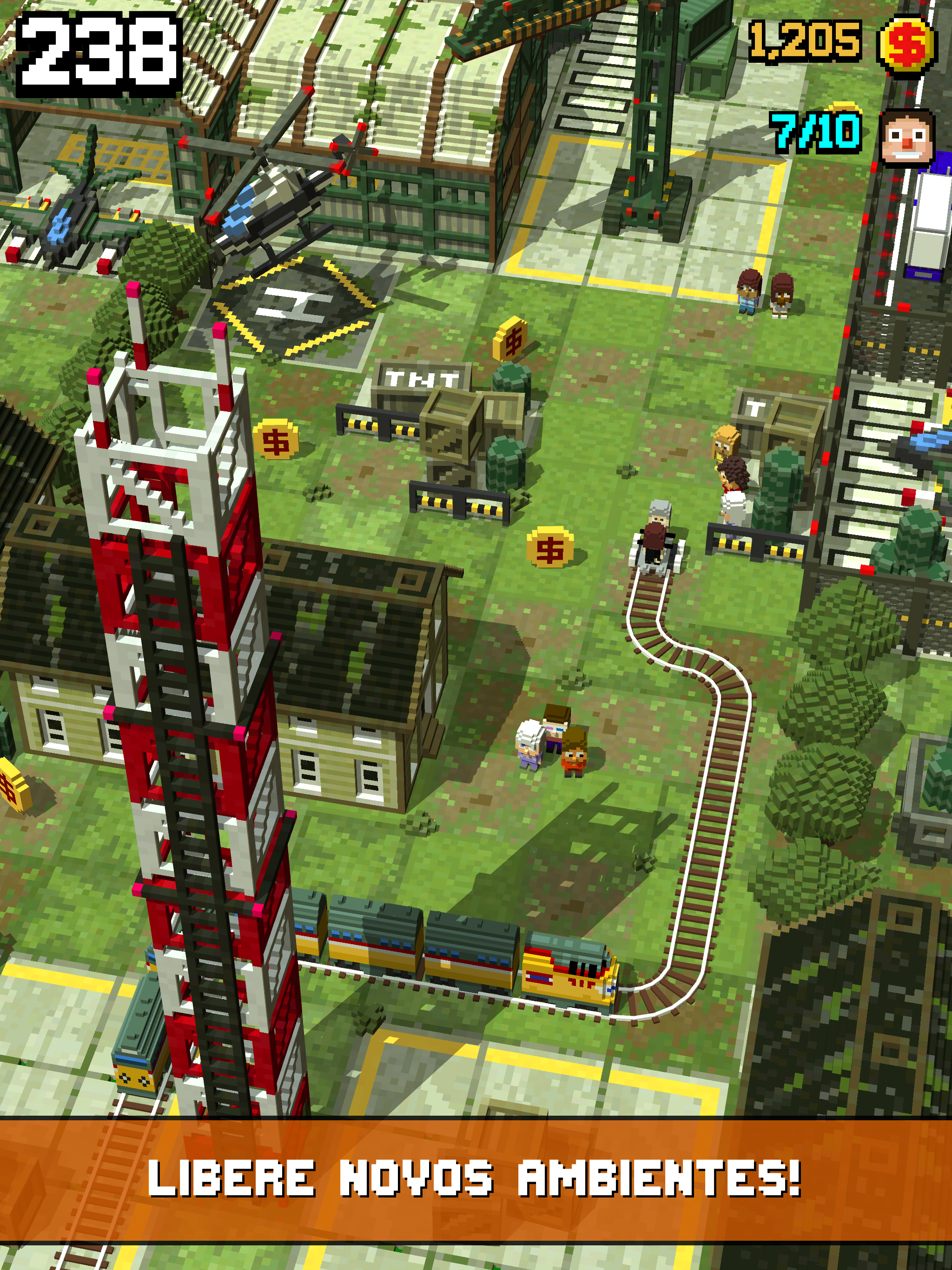 Captura de Tela do Jogo Tracky Train