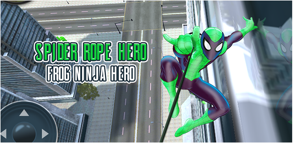 Banner of Spider Rope Hero - Gangster Crime City 