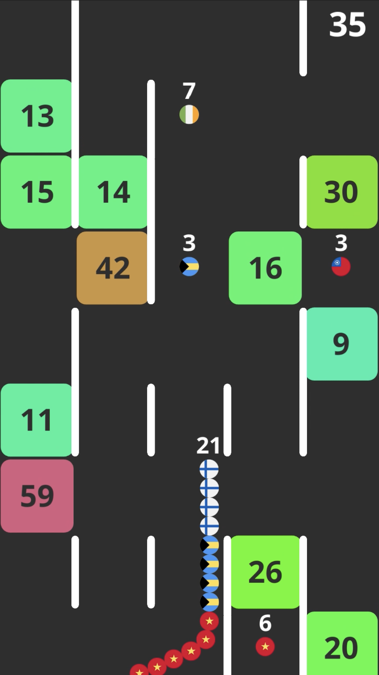 Balls VS Bricks Game Screenshot