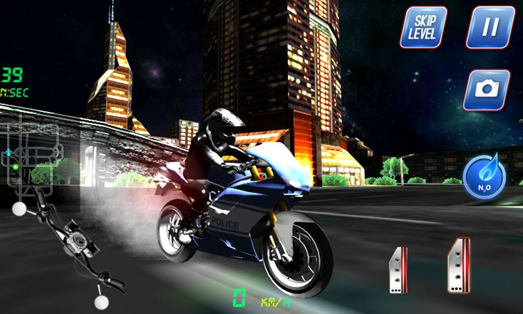 3D警用摩托車賽2016年遊戲截圖