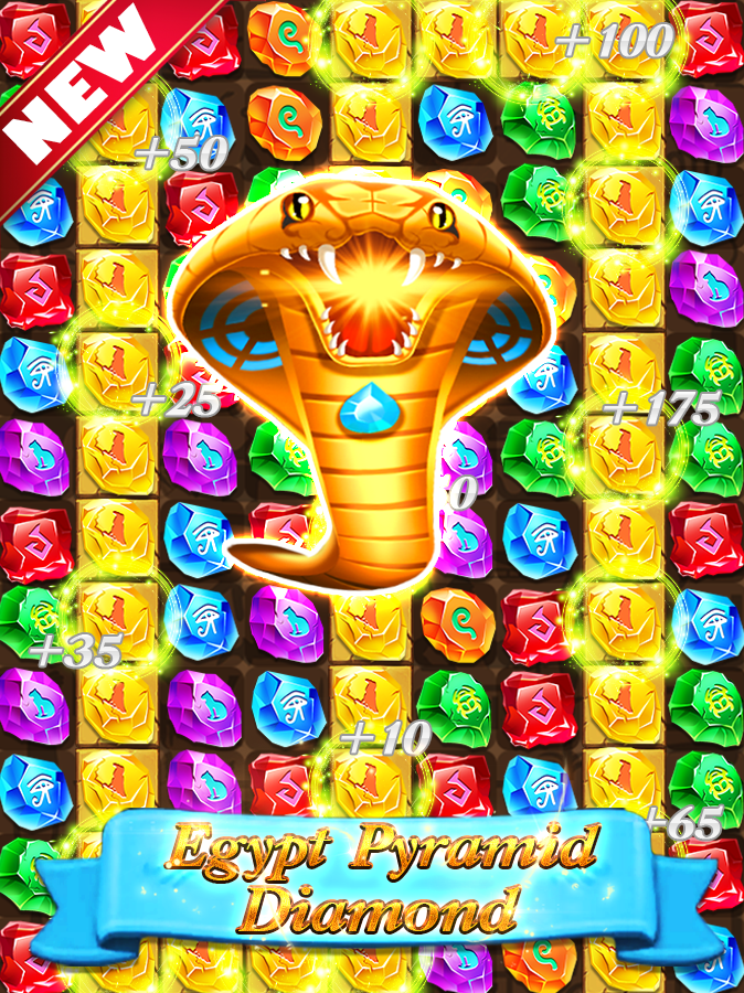 Egyptian Diamonds Swap Game Screenshot