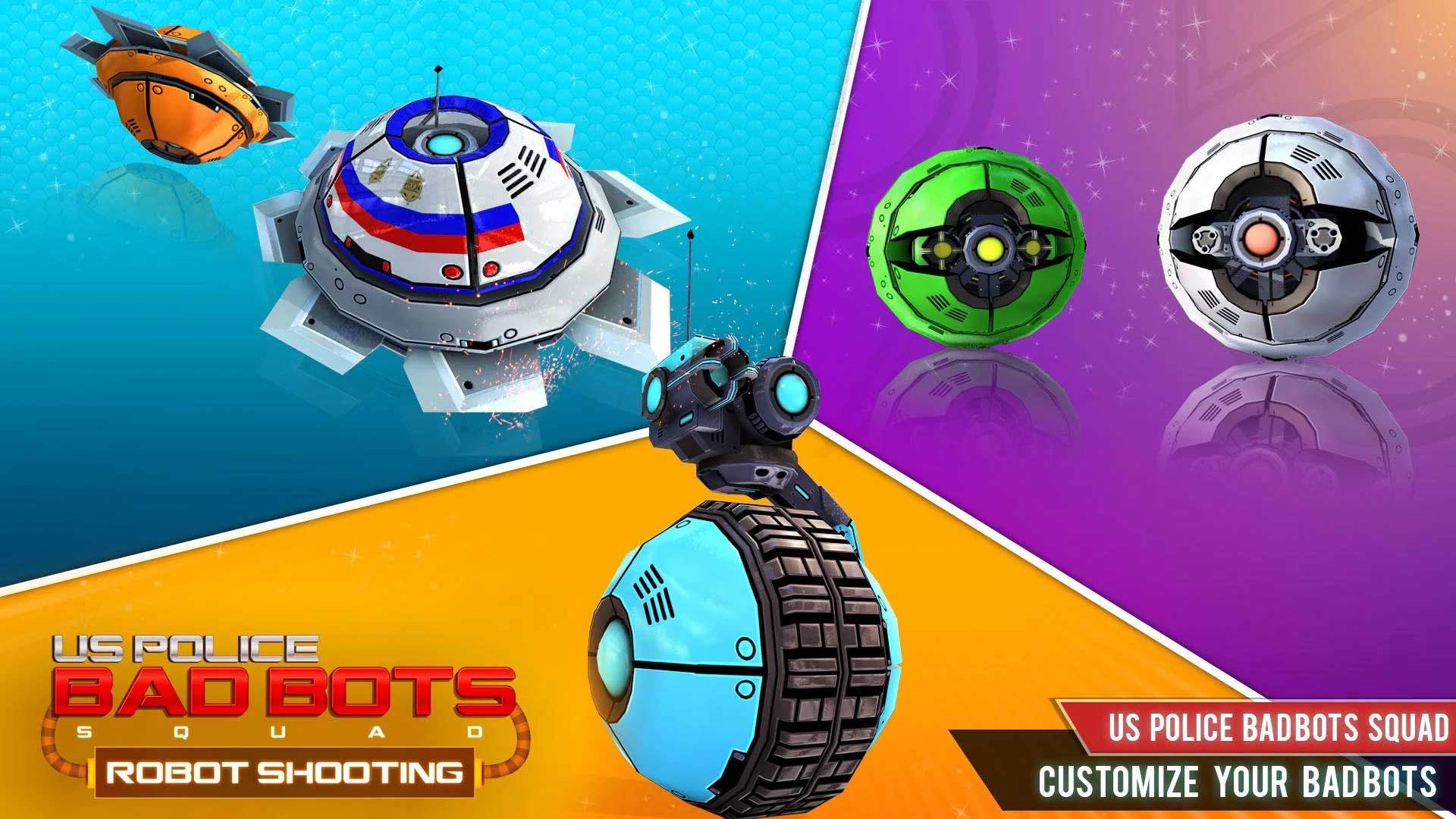 US Police Robot Shooting Games Game Screenshot