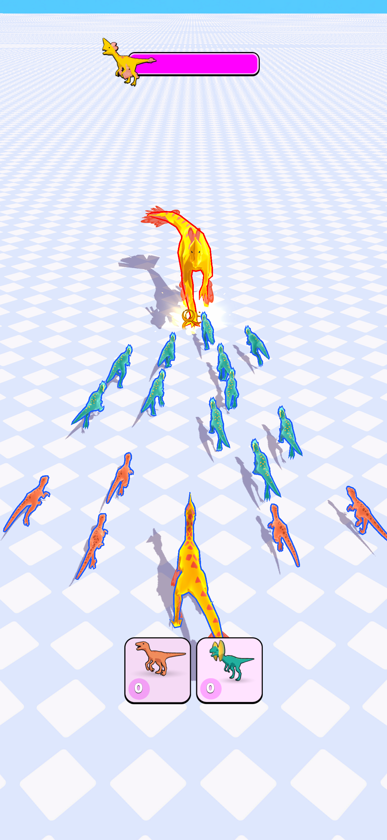 Dino Attack 3D Game Screenshot