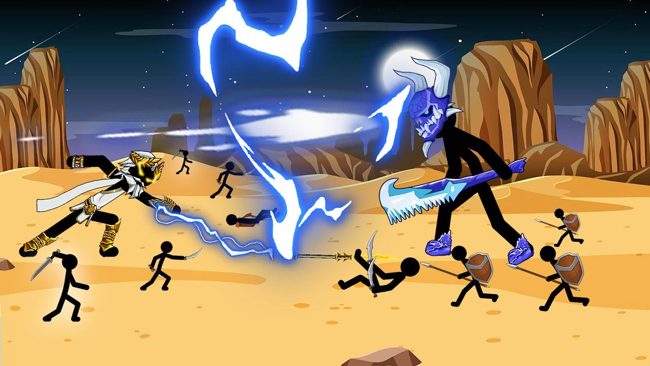 Скриншот игры Stick Giant: Army Battle