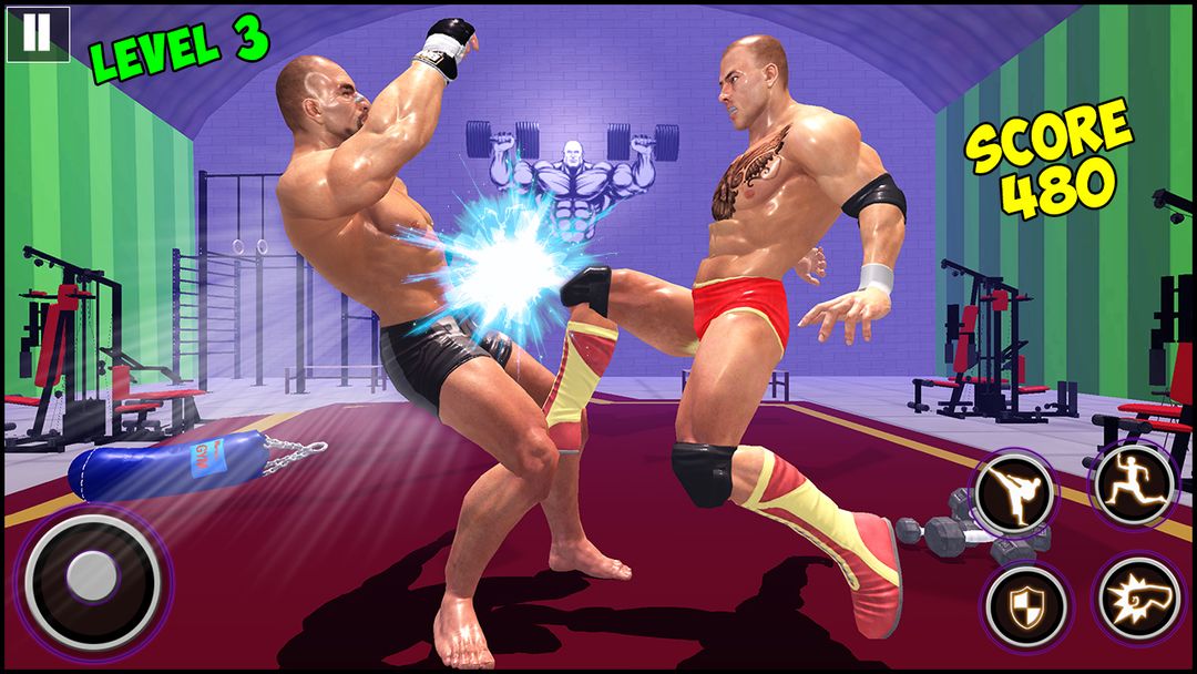 Screenshot of Gym BodyBuilders Fighting game : fight simulator