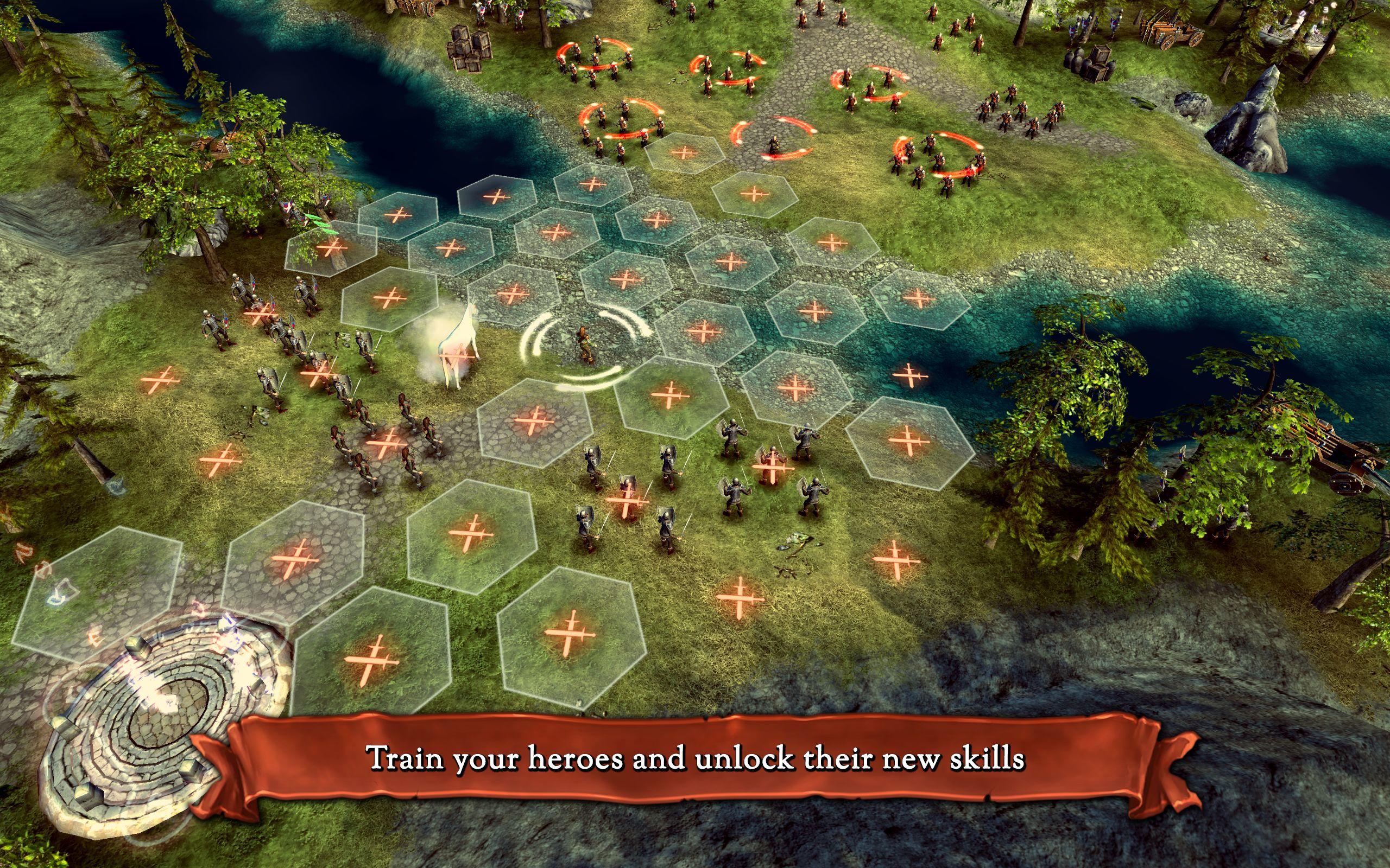 Hex Commander: Fantasy Heroes Game Screenshot
