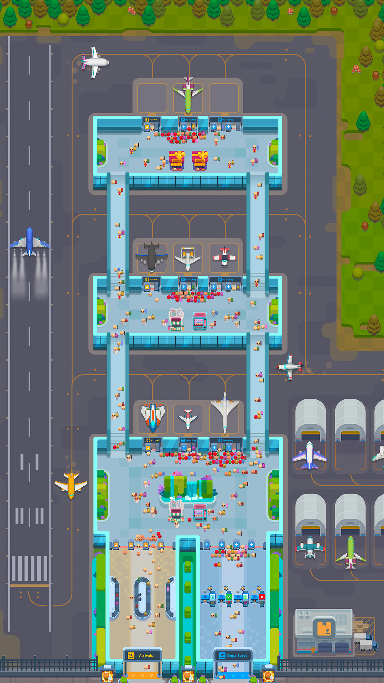 Tiny Airport 게임 스크린 샷