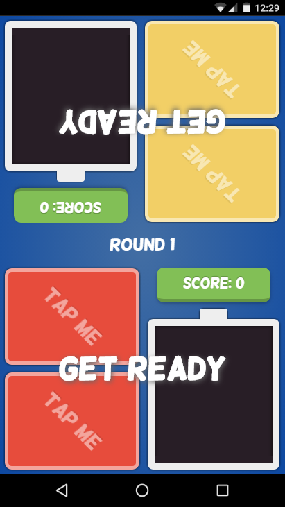 2 Player Timetapper - Multiplayer Game Screenshot