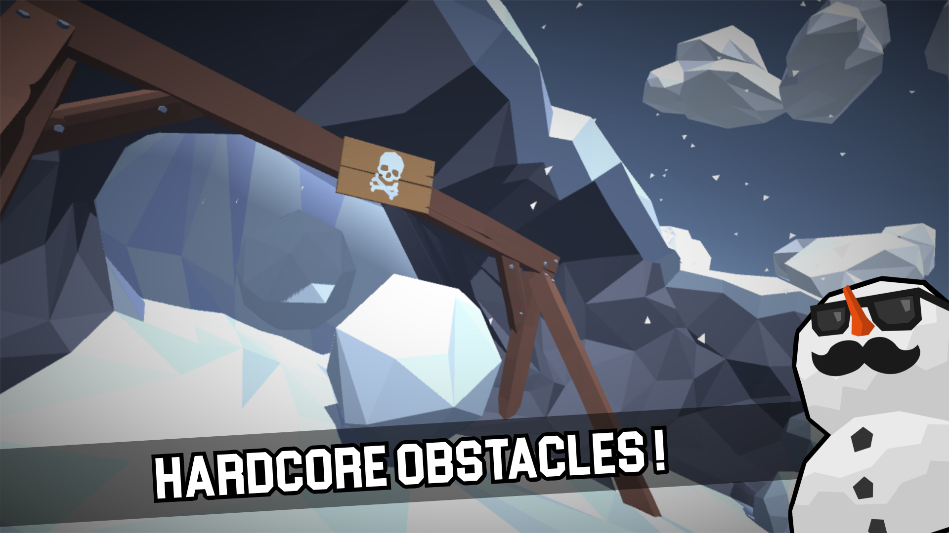 Sledge - snow mountain slide Game Screenshot