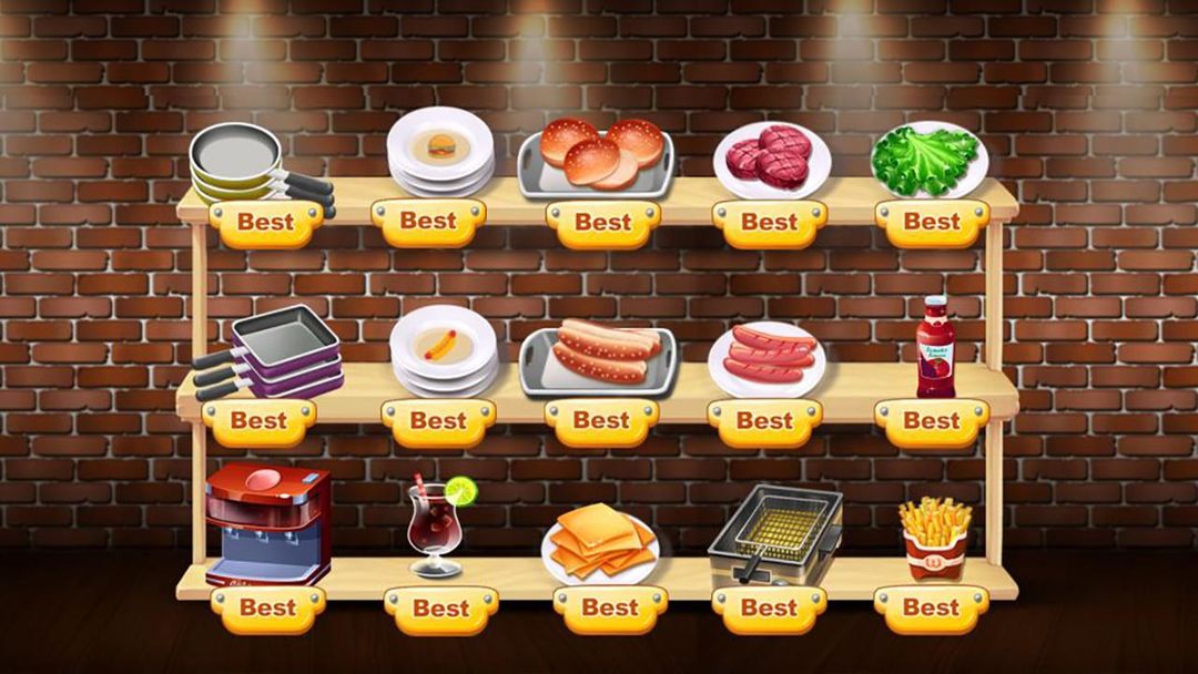 Kitchen master : fastfood restaurant 게임 스크린 샷