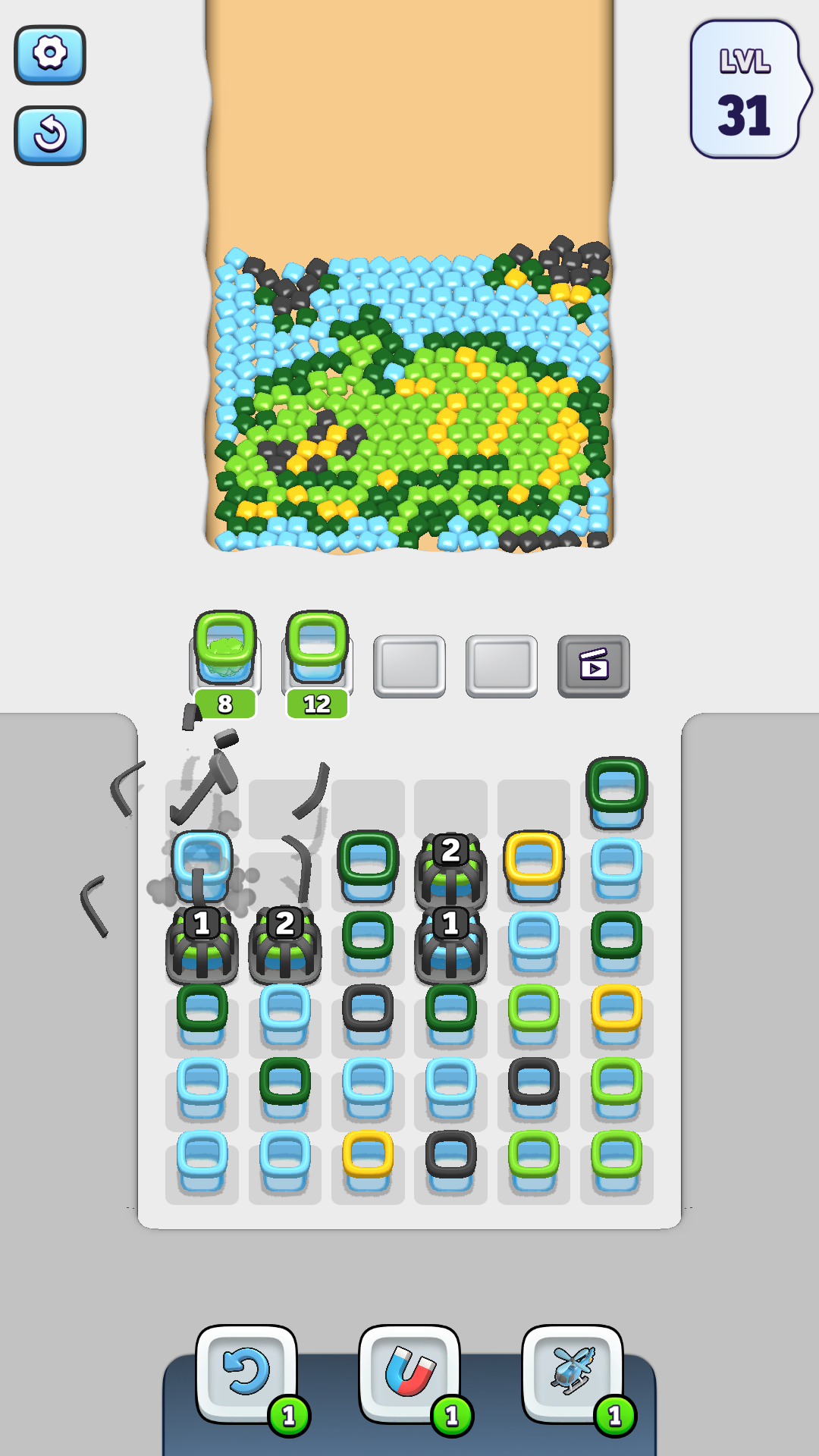 Pixel Sort: Color Sorting Game Game Screenshot