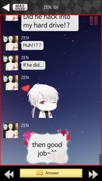 Mystic Messenger Game Screenshot