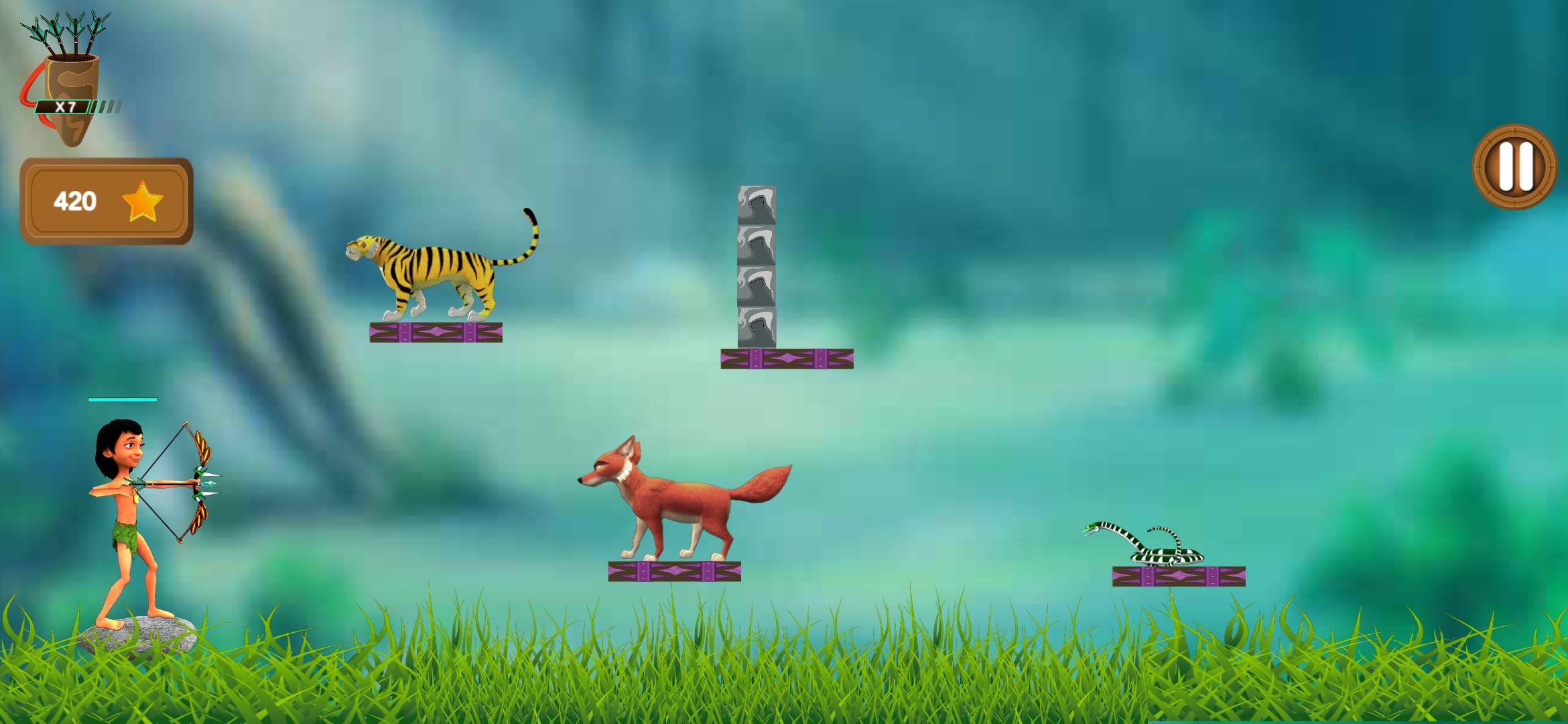 Mowgli Archer Hero Game Screenshot