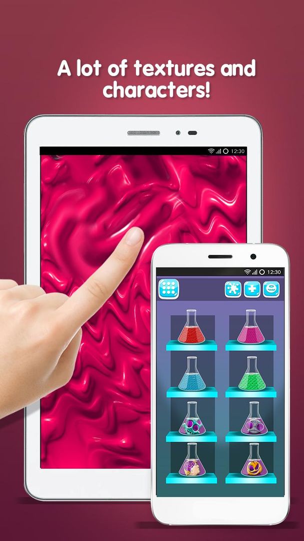 Screenshot of Fidget DIY Slime Simulator