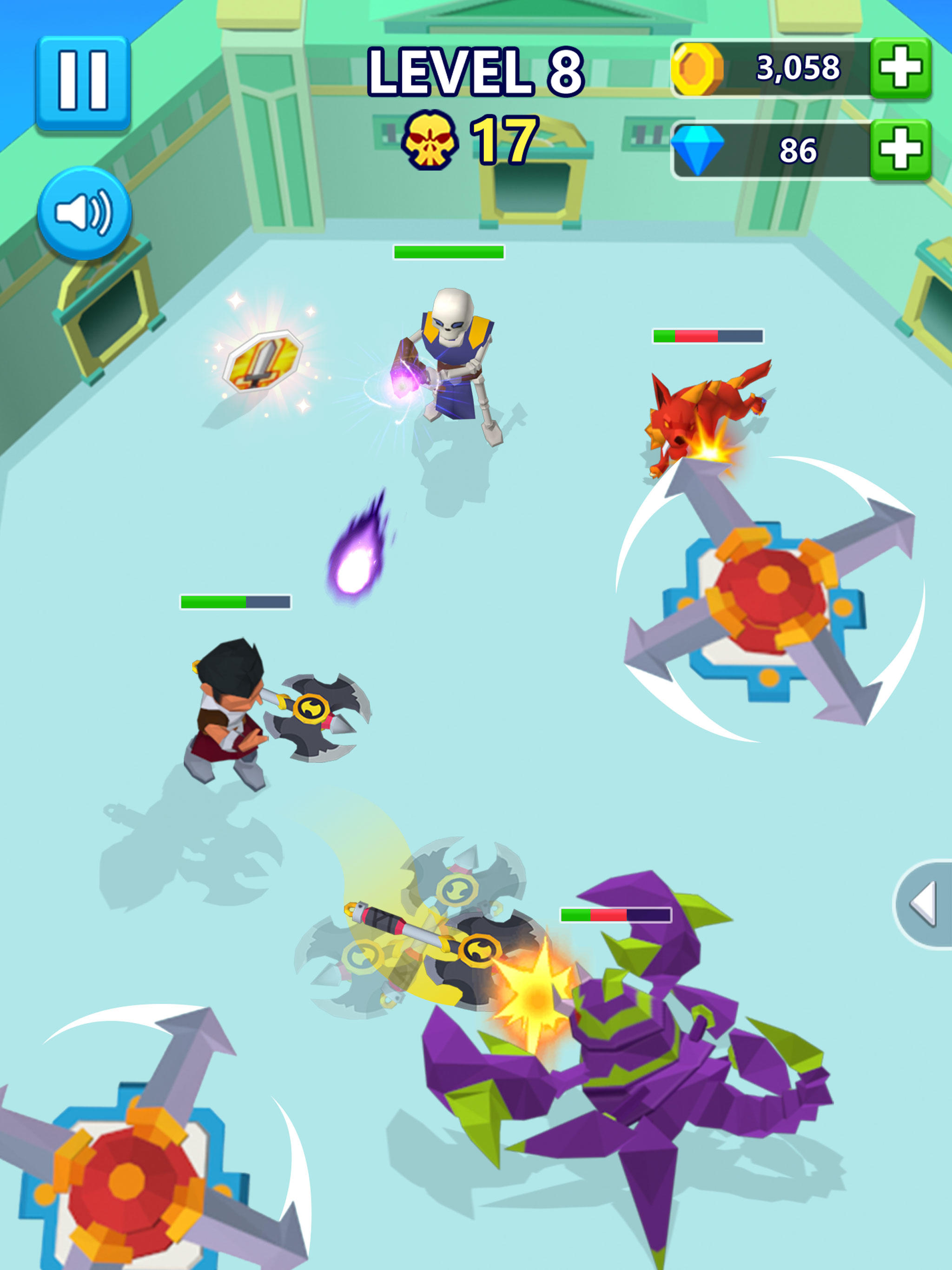 Spin Sword-One Kill Game Screenshot