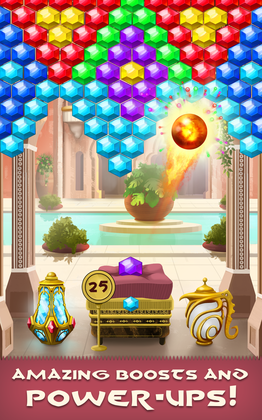 Pearl Bubble Shooter Game Screenshot